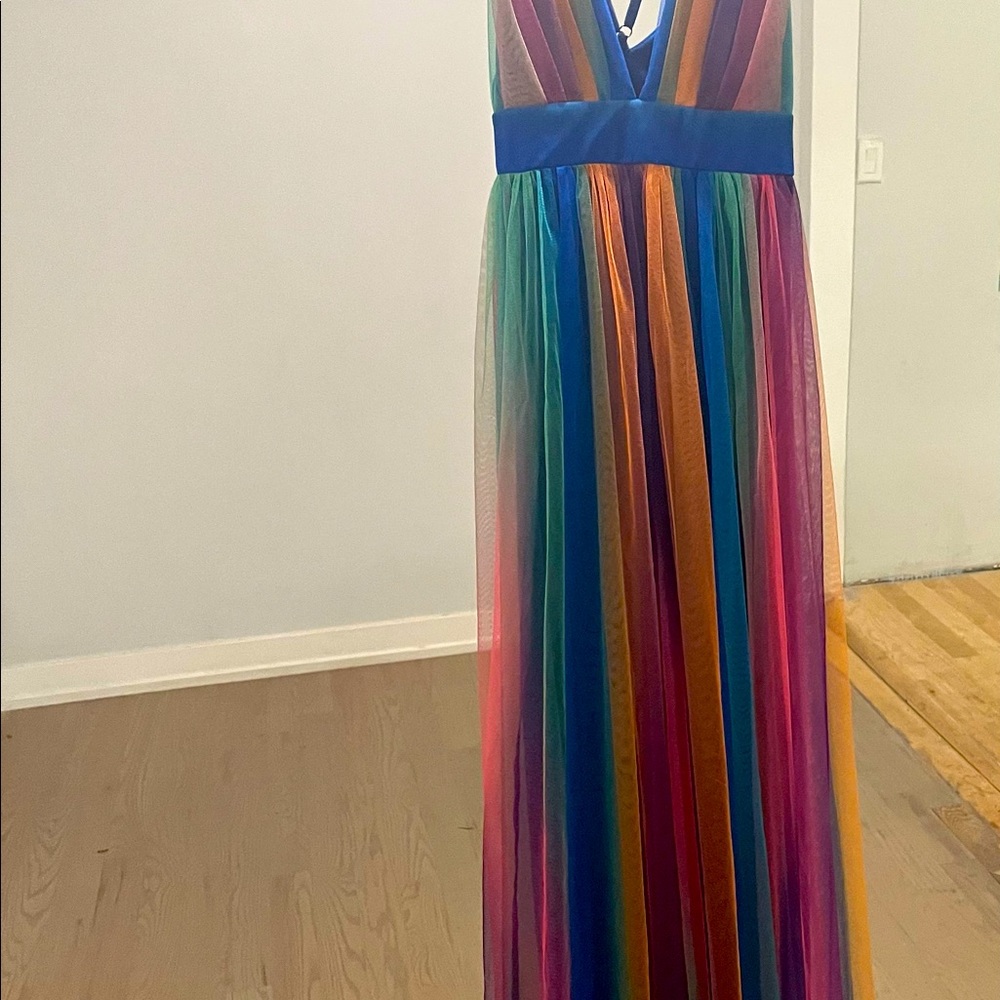 Vici rainbow tulle dress, brand new, never worn